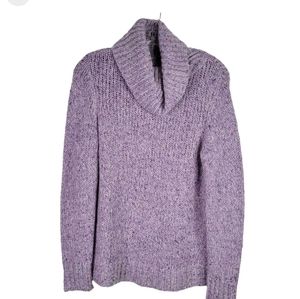 Talbots purple mo hair sweater size small